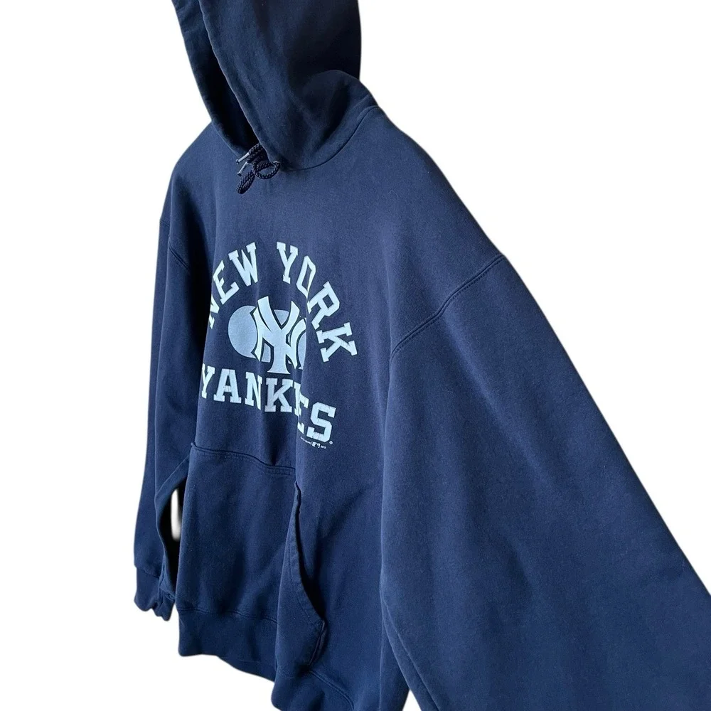 Champion New York Yankees Hoodie Sweatshirt Adult Large Blue MLB Baseball